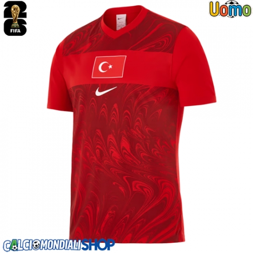 Maglie da calcio Turchia Prima Maglia Mondiali 2026  Manica Corta
